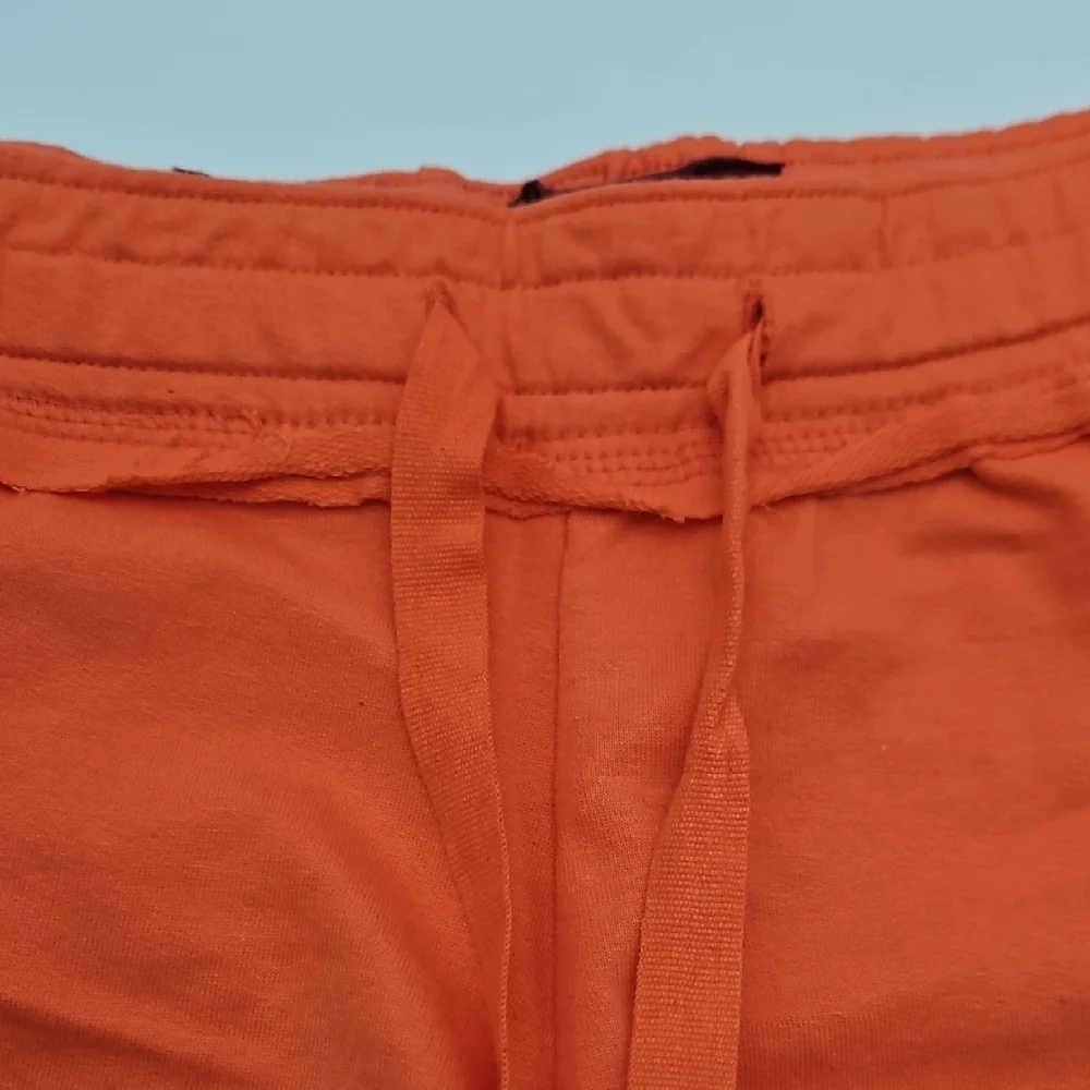 ​NWT U.S. Vintage Saint John Orange Athletic Drawstring Shorts - Large - Picture 3 of 7